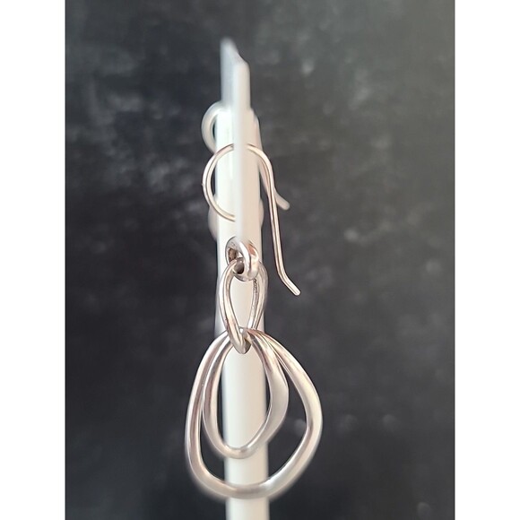 Silpada 925 Sterling Silver Beaded Dangling Pierced Earrings Thailand - Picture 6 of 10